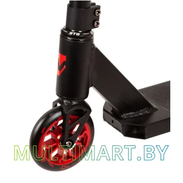 Самокат Novatrack Psycho 110A.PSYCHOP1.BK22 (черный/красный, 2022) картинка 4